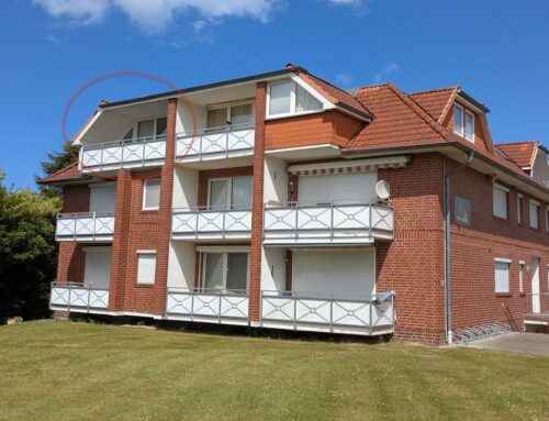 Objekt-Nr. 1195: 3-Zimmer-Wohnung in Tossens mit Balkon und eigenem Stellplatz!